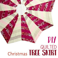 How to make a quilted tree skirt