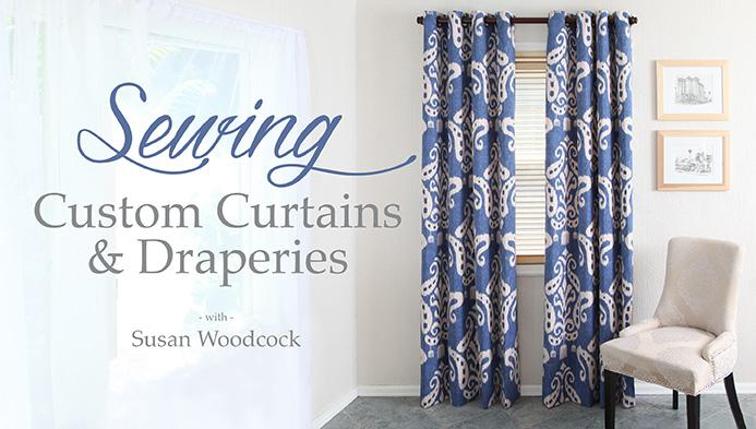 online sewing classes for curtains and draperies