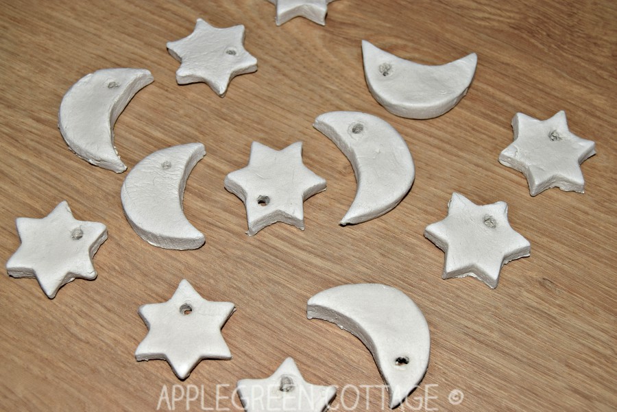 Air Dry Clay Christmas ornaments