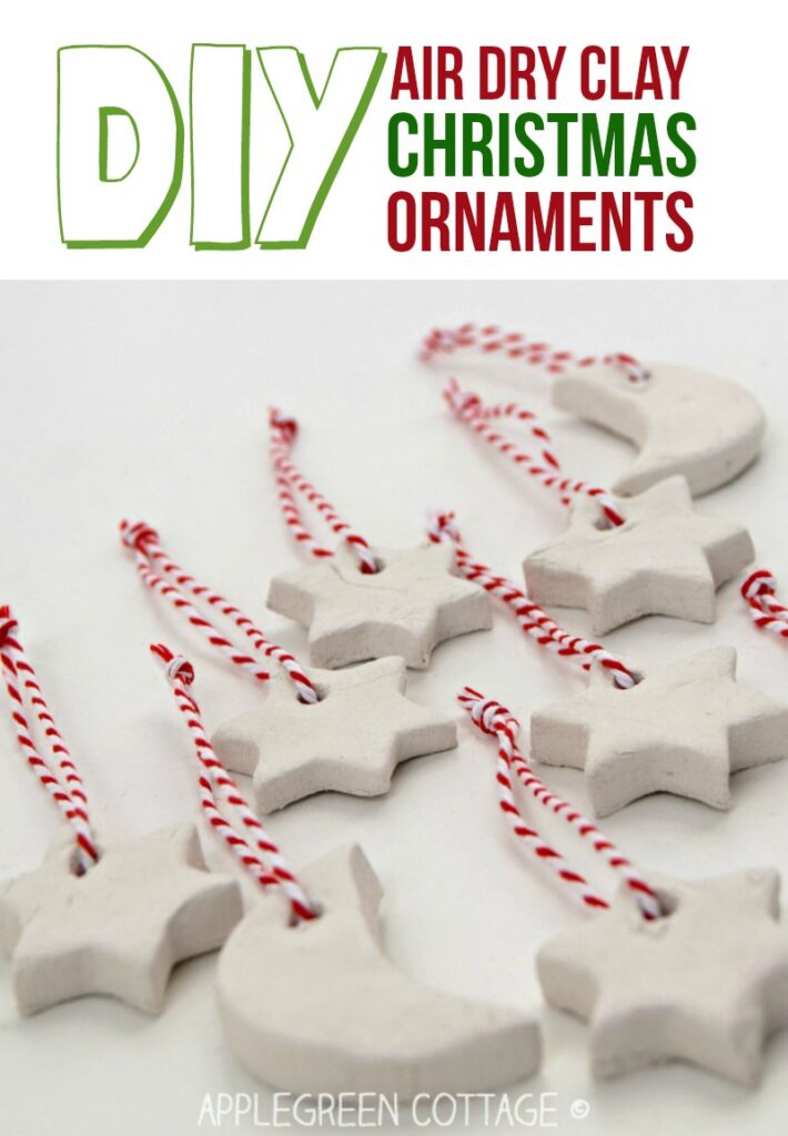 air dry clay christmas ornaments