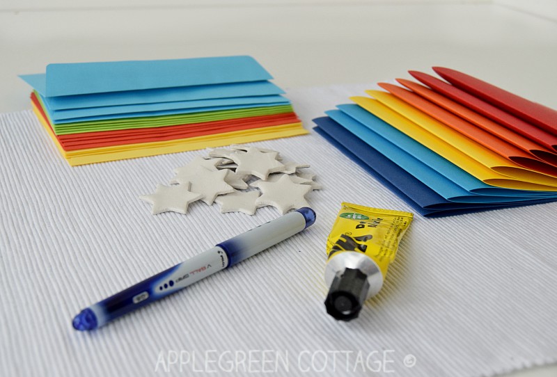 christmas card decorations with air dry clay