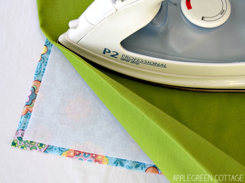 add fusible interfacing