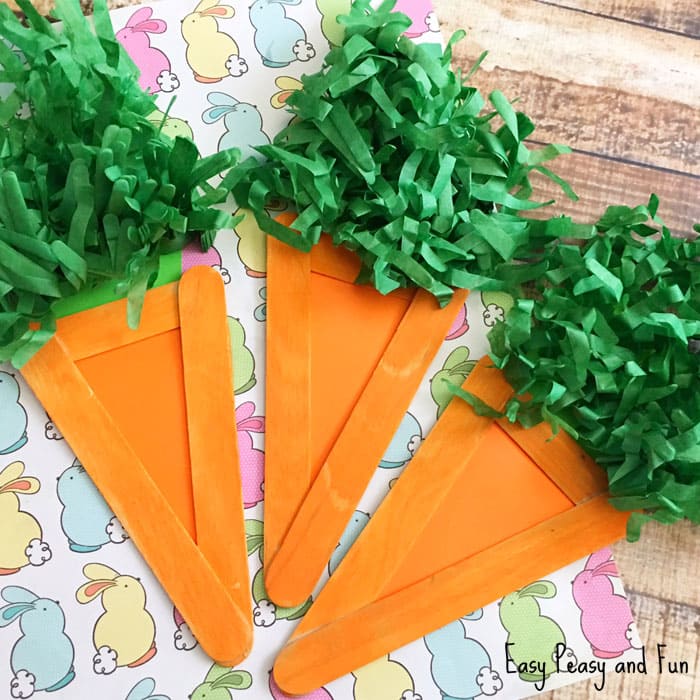 paper carrot craft