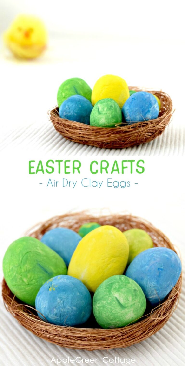 Air Dry Clay Crafts To Try Out This Easter AppleGreen Cottage