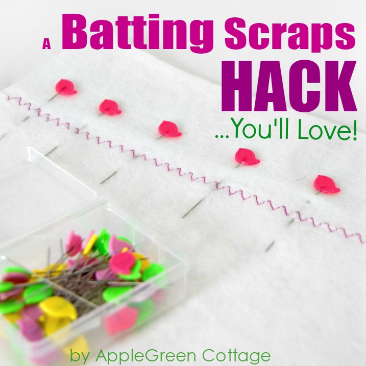 how to use batting scraps