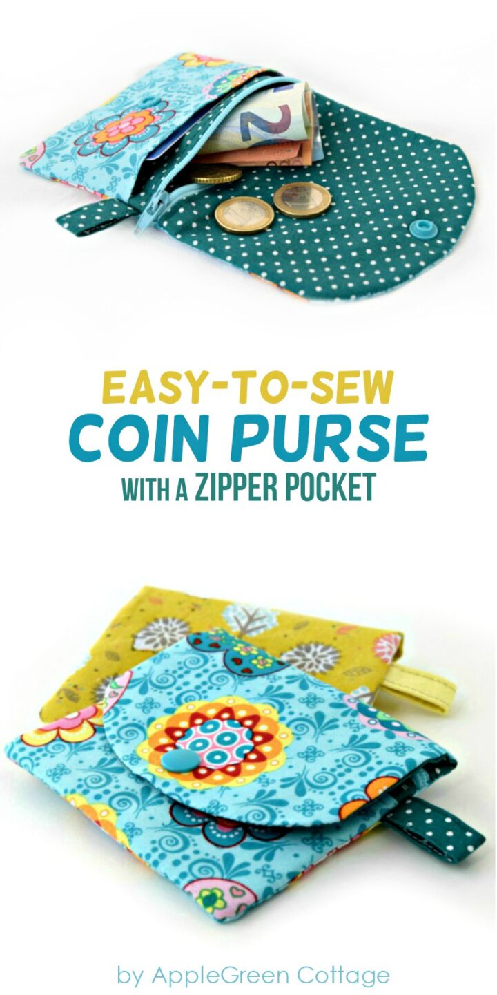 Coin Purse Pattern With Zipper Pocket