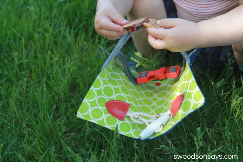 toddler buckle toy to sew