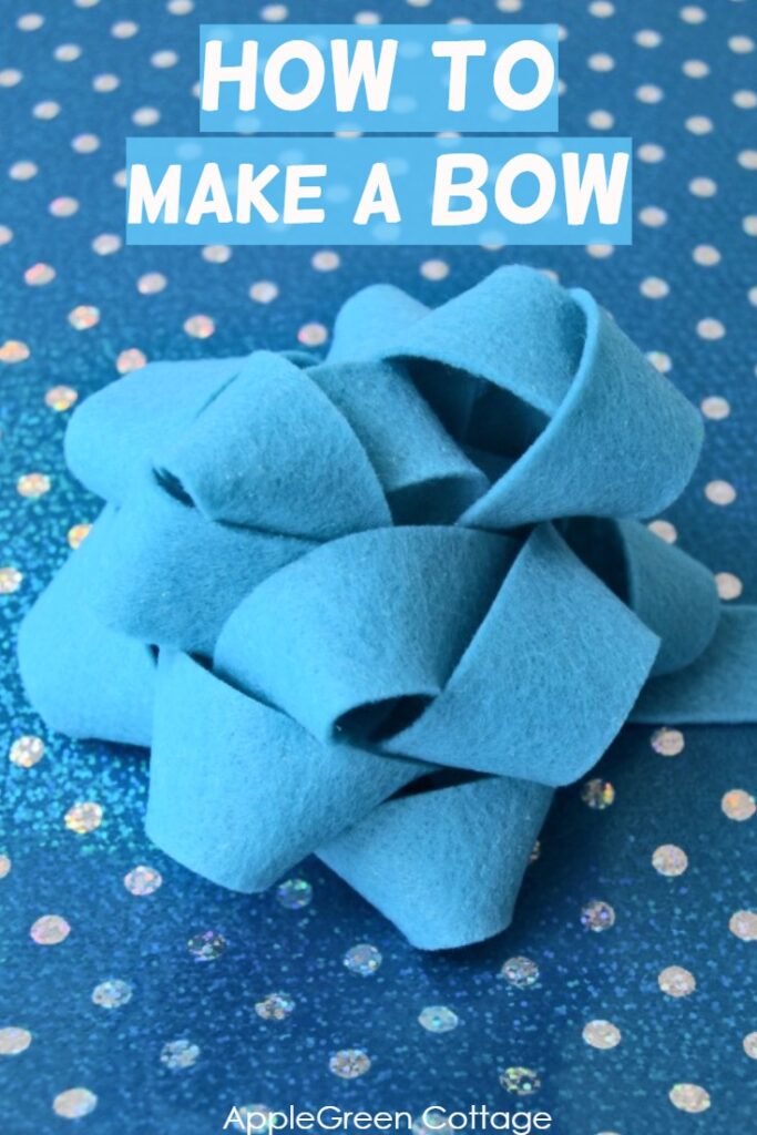 How to make a bow - easy bow tutorial for you to make a perfect gift bow. This decorative bow only requires scrap material, is reusable and - a gorgeous piece of diy decor.