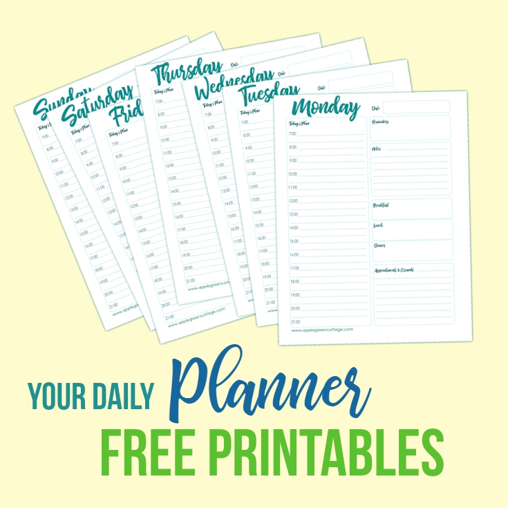 free daily planner