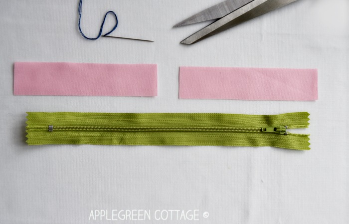 How to sew a zipper