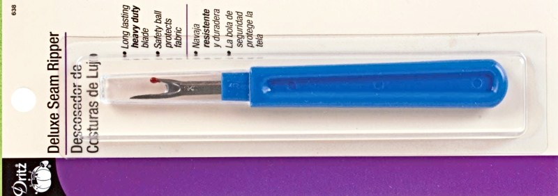 Dritz 638 Deluxe Seam Ripper Blue Deluxe Blue 1-Pack