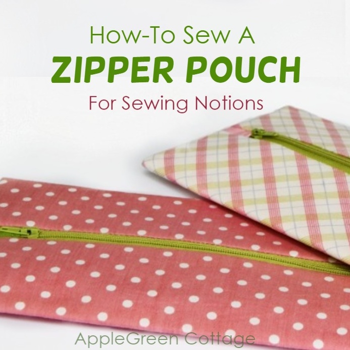 zipper pouch for sewing notions