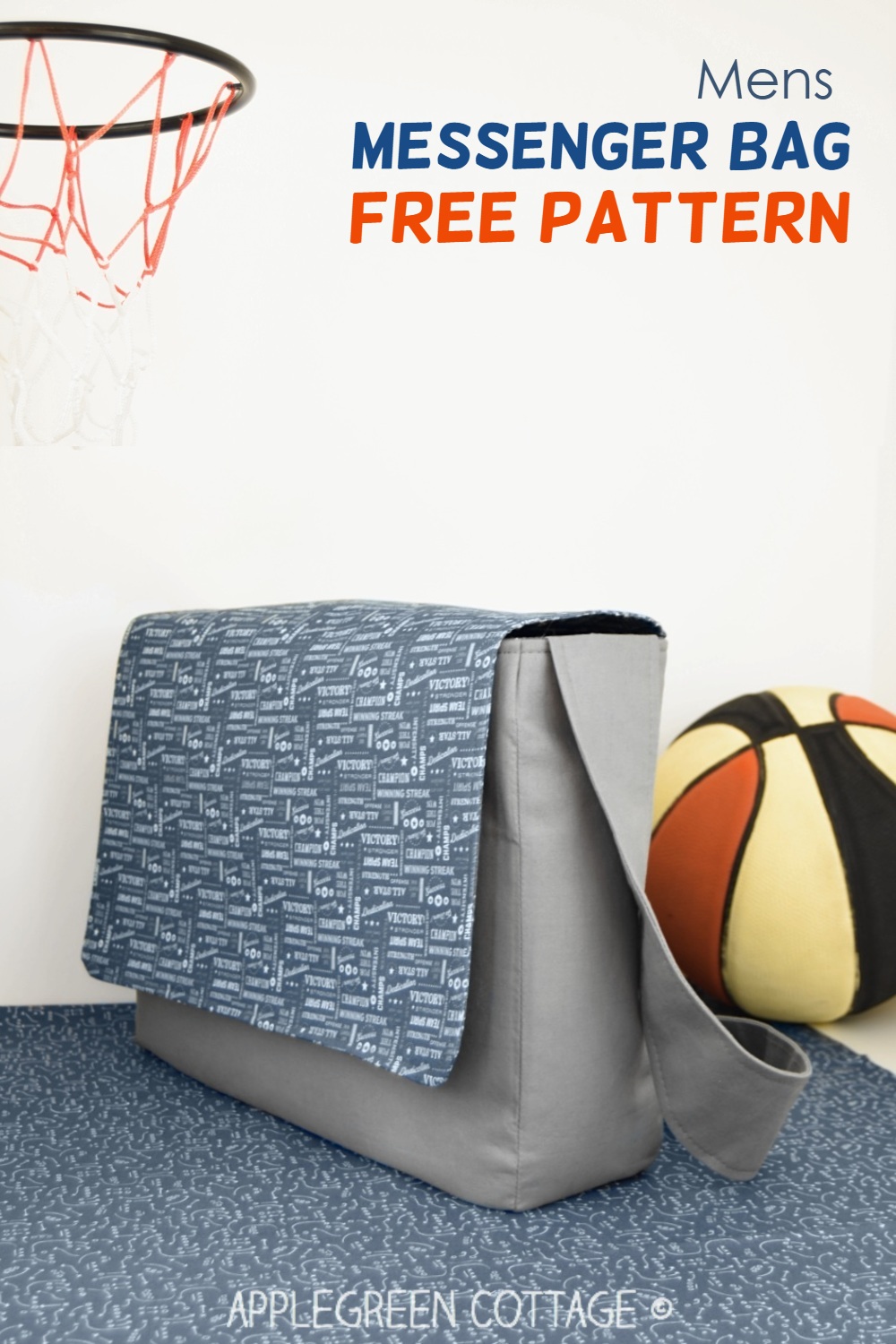 Mens Messenger Bag Pattern Free! AppleGreen Cottage