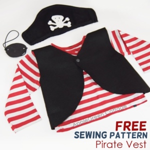 free pattern for pirate vest