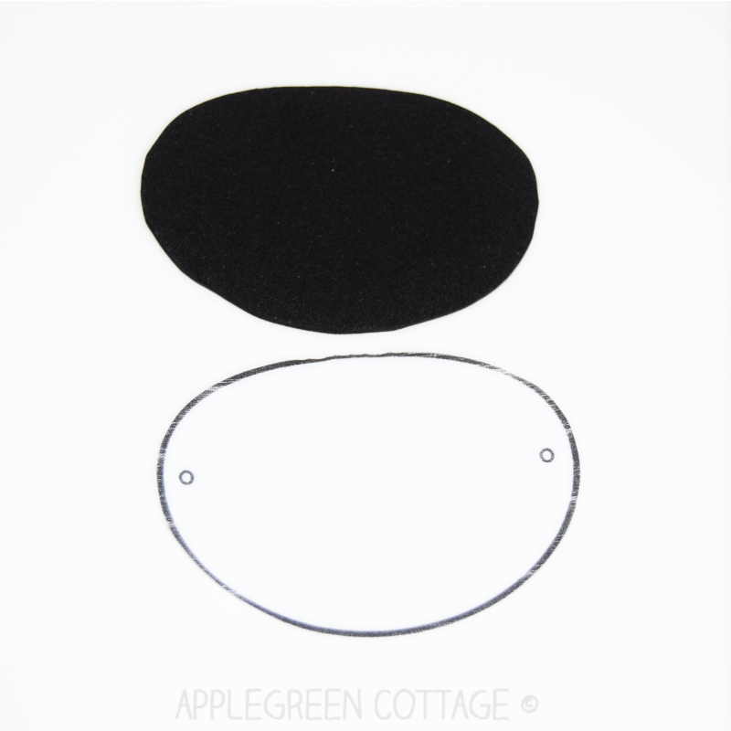 Pirate Eye Patch Template And Skull Applique - AppleGreen Cottage