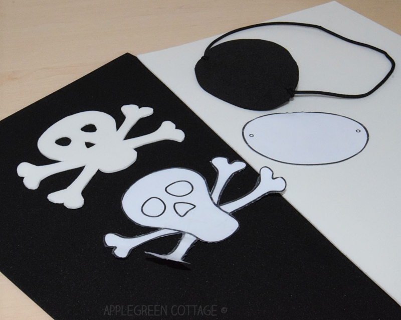 Pirate Eye Patch Template And Skull Applique AppleGreen Cottage