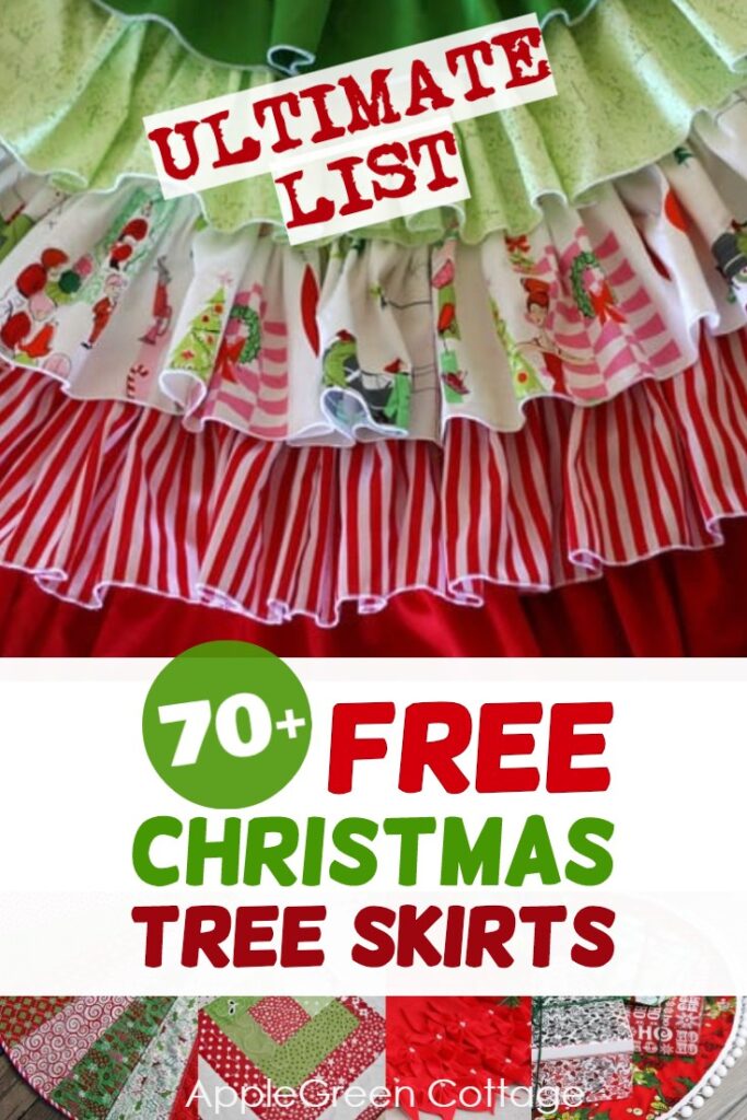 Christmas tree skirts to diy