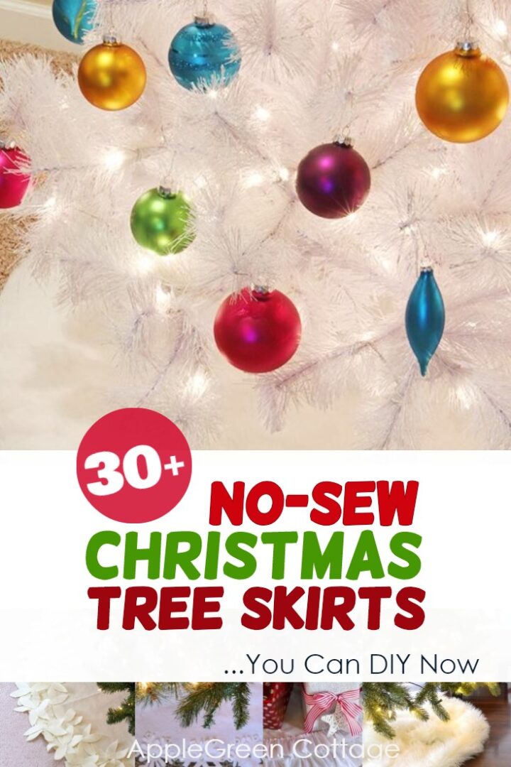 30+ No-Sew Diy Tree Skirts For Your Christmas Tree