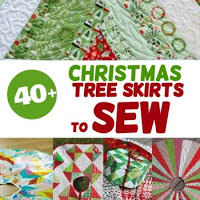 sewing christmas skirts