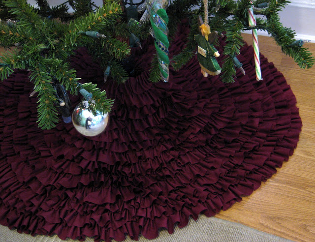 Christmas tree skirt project