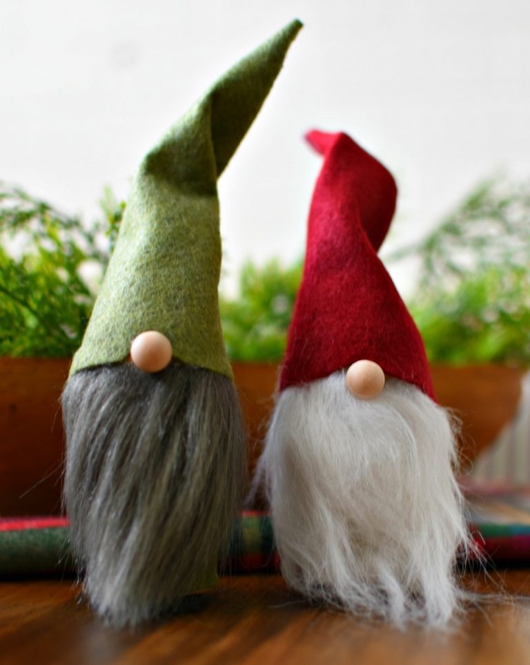 tomte figures to make diy scandinavian christmas decor