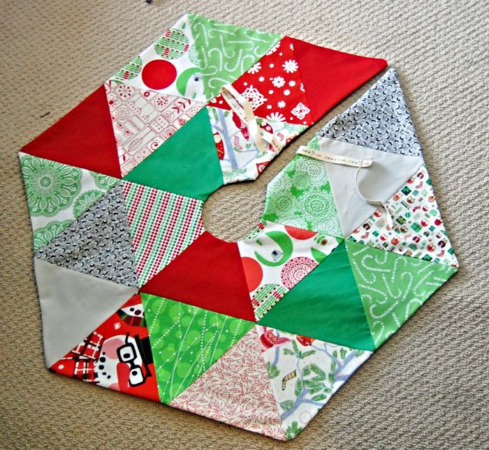 free pattern for quilted tree skirt