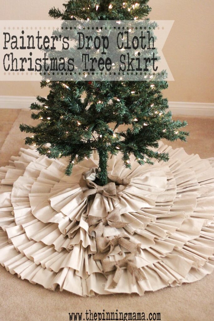 diy tree skirt