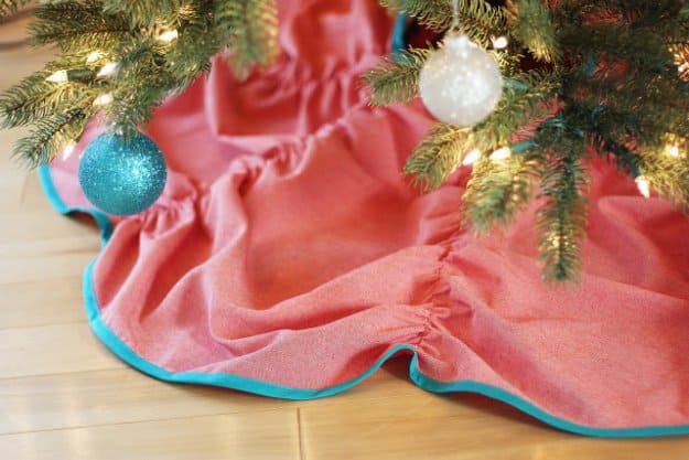 easy diy tree skirt to sew