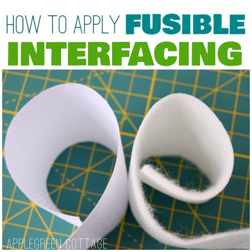 how to add fusible interfacing