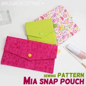 Easy Pen Case With Elastic Band - AppleGreen Cottage