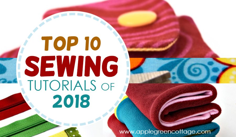 Top 10 popular applegreencottage tutorials with neck warmer and bucket hat.