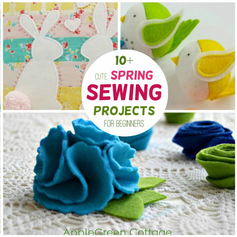 10+ Fun Spring Sewing Projects For Beginners AppleGreen Cottage