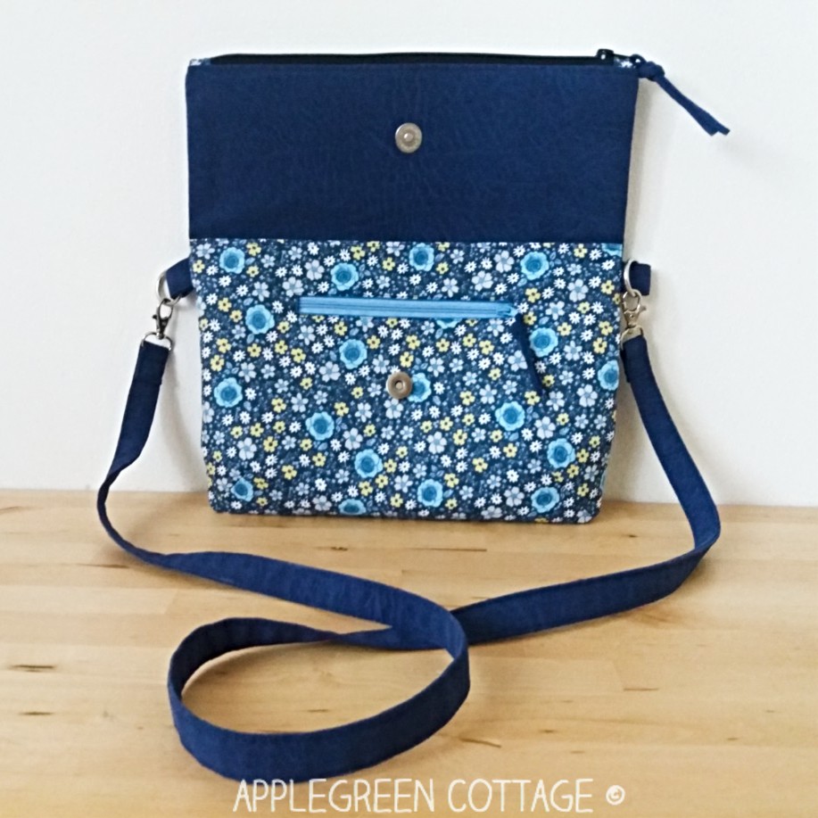 fold-over clutch and crossbody bag pattern