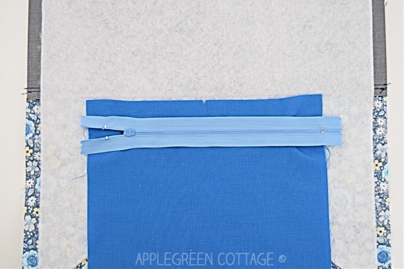 zipper pocket tutorial