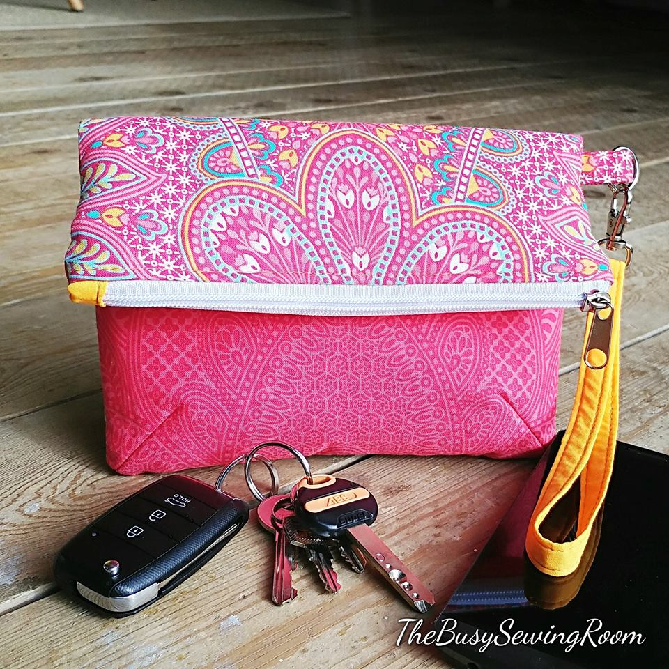 fold-over clutch and crossbody bag pattern options