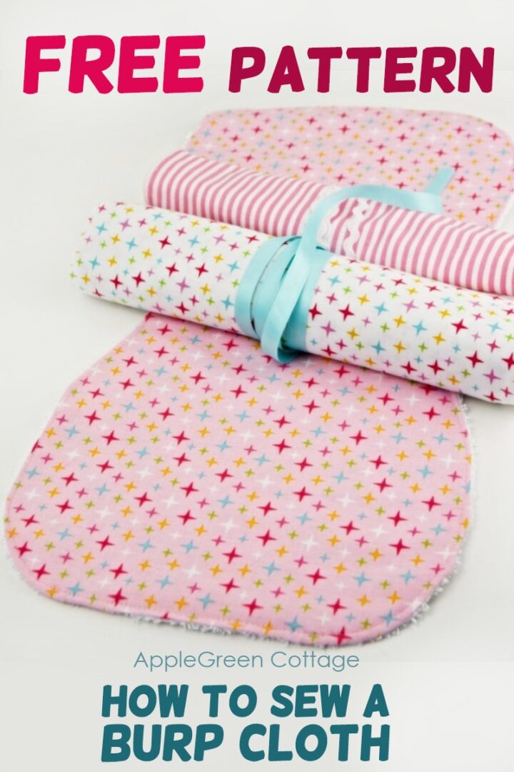 Free Burp Cloth Pattern - So cute!