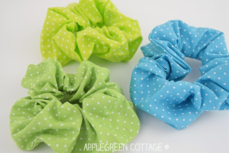 how to sew scrunchies