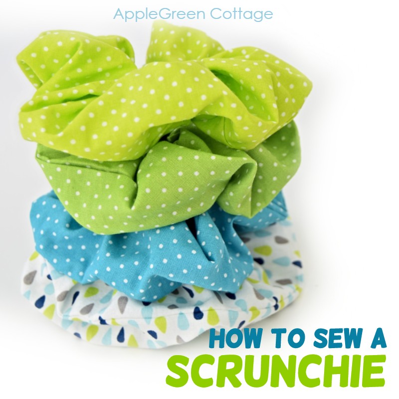 how to sew a scrunchie