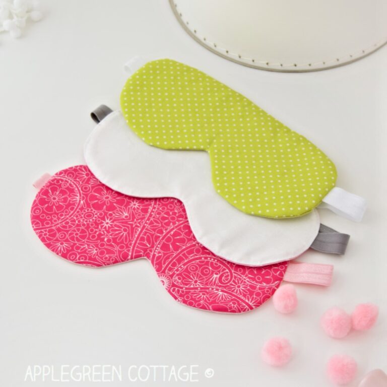 Diy Sleep Mask Pattern AppleGreen Cottage