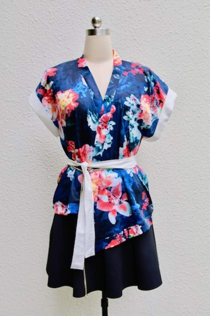 ​​Free sewing patterns for women's tops to sew this summer.