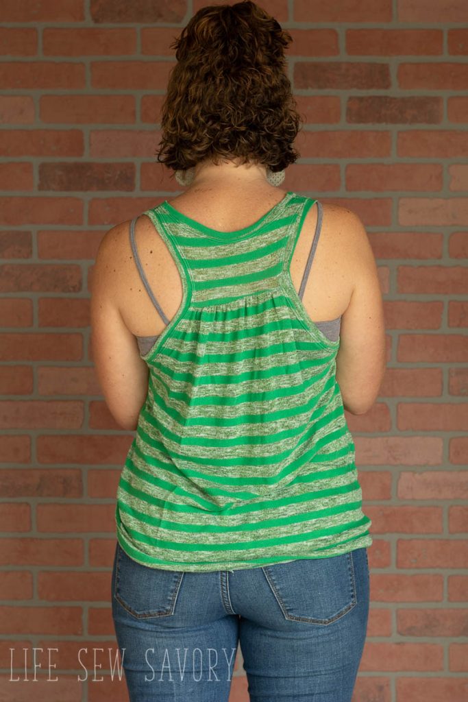 free tank top pattern with gathered back