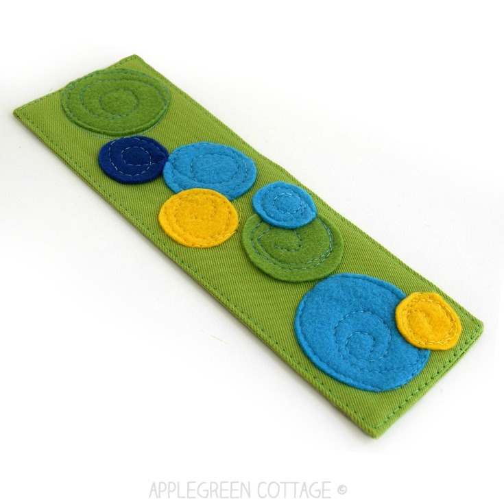 felt bookmark to sew