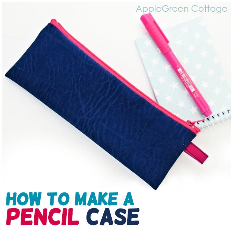 X-Pencil Case, Blue, Open Top Pouch