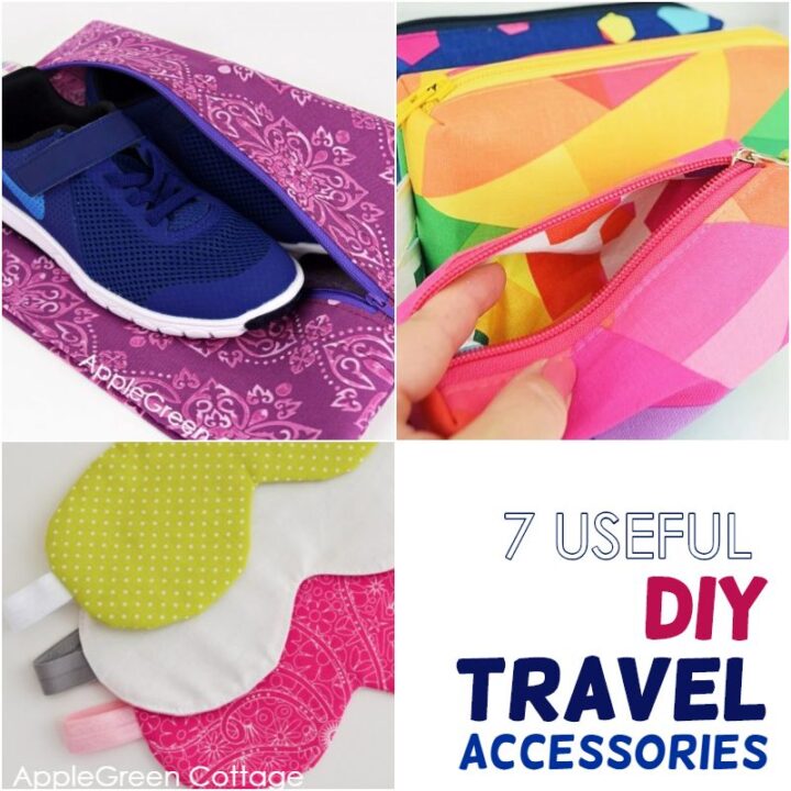 7+ Really Useful Diy Travel Accessories to Sew AppleGreen Cottage