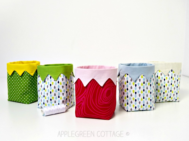 small fabric bin pattern