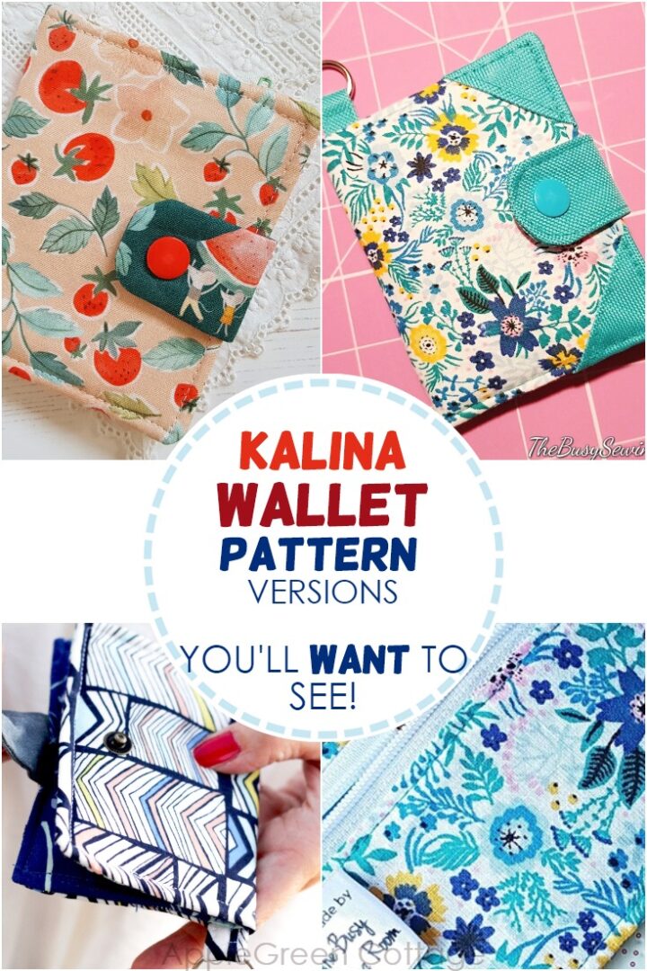 Bifold Wallet Pattern - The 11 Cutest Kalina Testers Versions