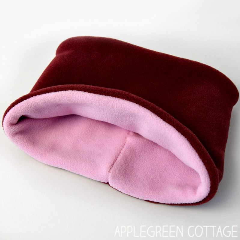 fleece neck warmer pattern