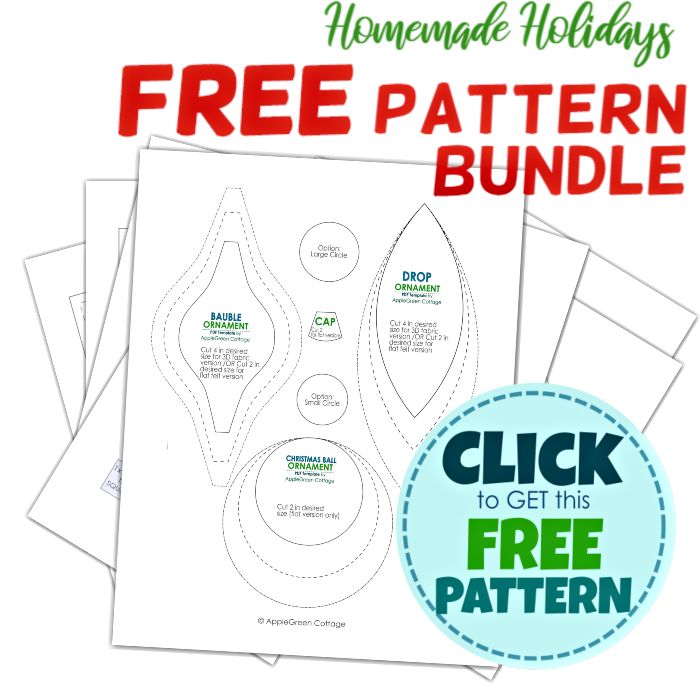 get free bauble printable template