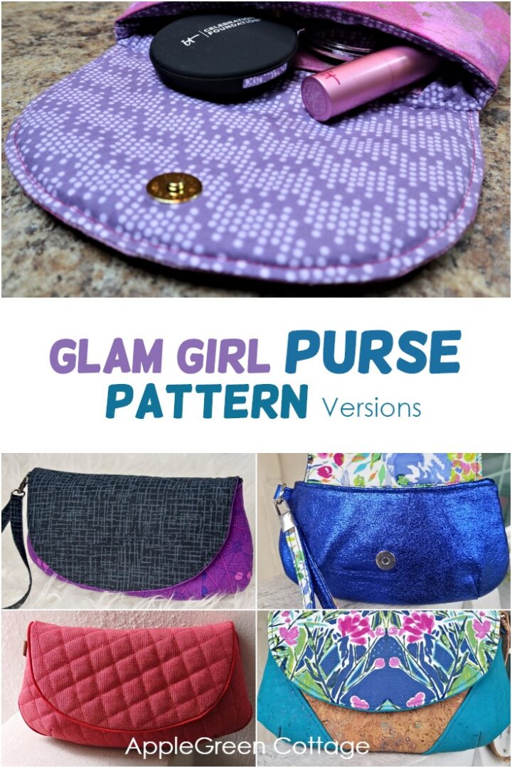 Purse Sewing Pattern - Glam Girl Purse Testers Versions