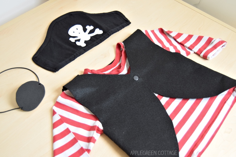 Easy Homemade Pirate Costume - For Kids - AppleGreen Cottage